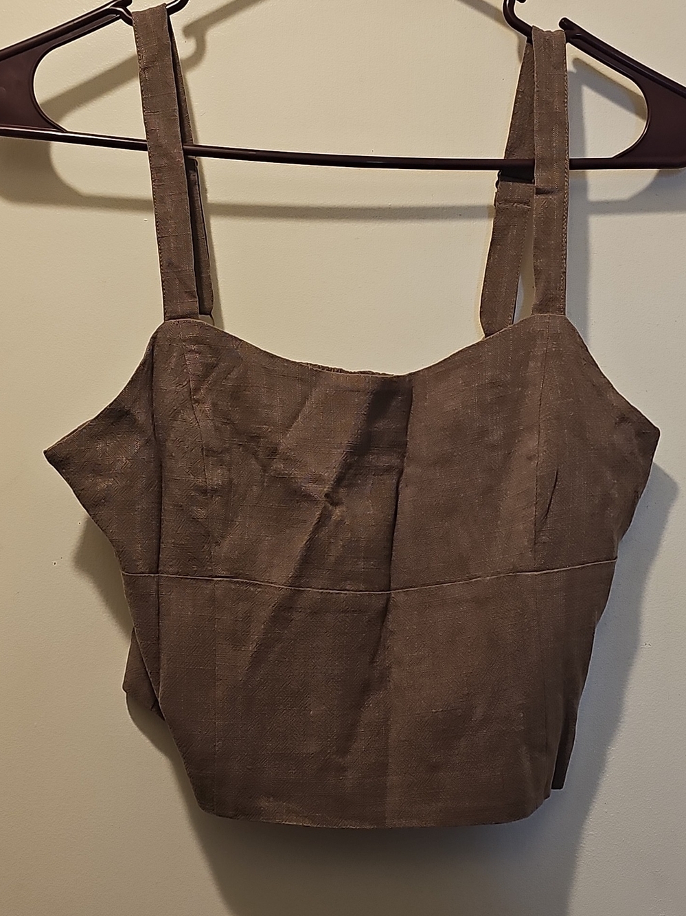 NWT Gentle Fawn Zoey Cropped Tank Top In Sparrow Size Small